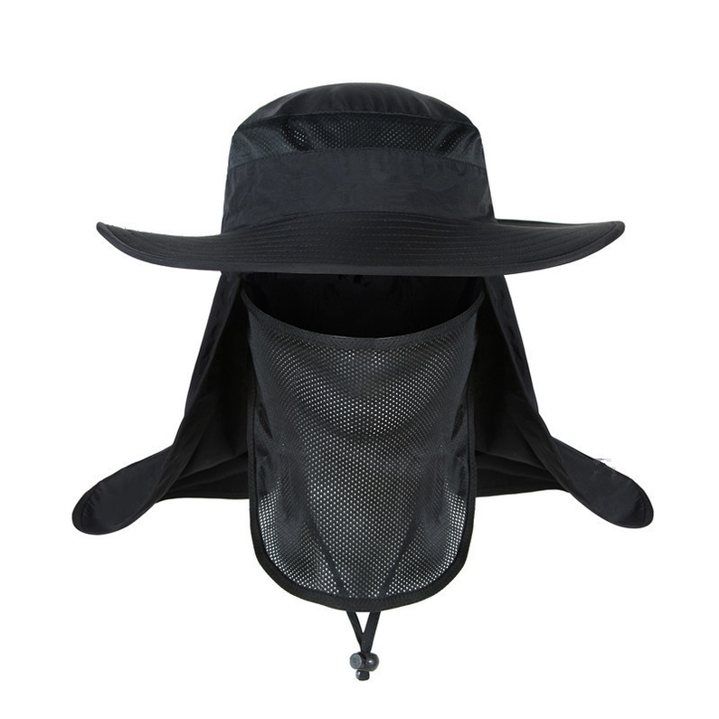Chapéu de Trilha Caça Pesca com Mosqueteiro e Proteção UV Cap 1