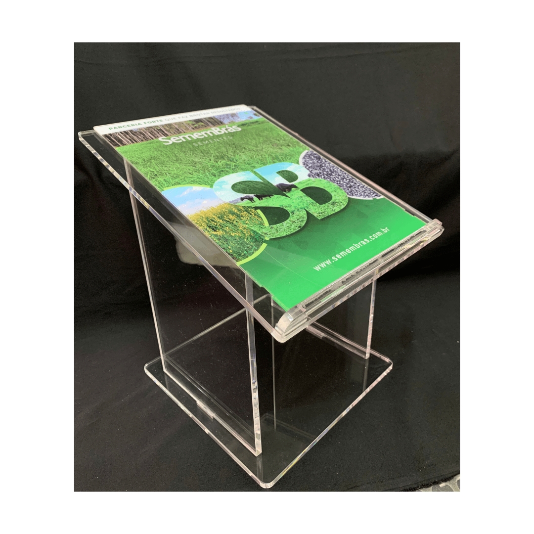 Porta Livro em Acrílico