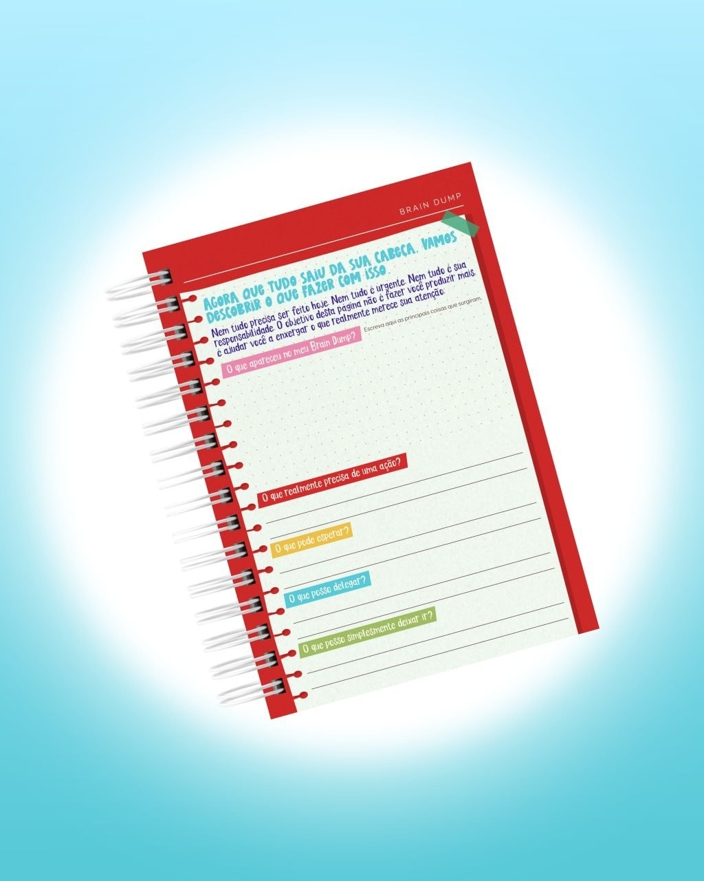 Arquivo Digital Planner de Sobrevivência para Cérebros Caóticos