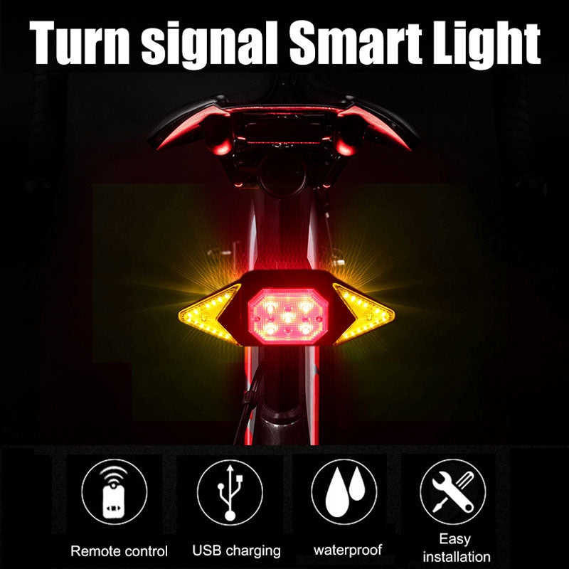 Pisca para Bike com Seta em LED