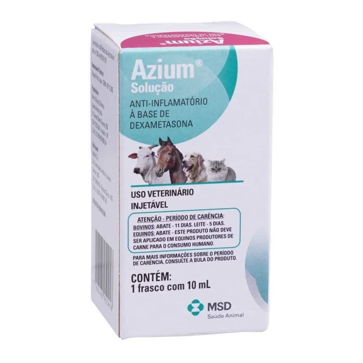 Azium Solu&ccedil;&atilde;o Injet&aacute;vel 10mL