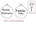Tag de Identifica&ccedil;&atilde;o Personalizada para Pets-Miau Auau Pets