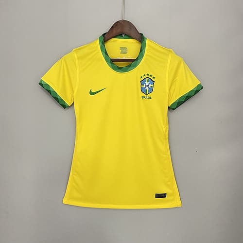 Camisa Brasil Home I 2020 - FEMININA