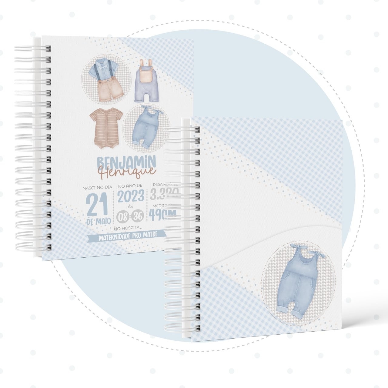 Livros do bebe com Caderneta Baby boy - Arquivo Digital