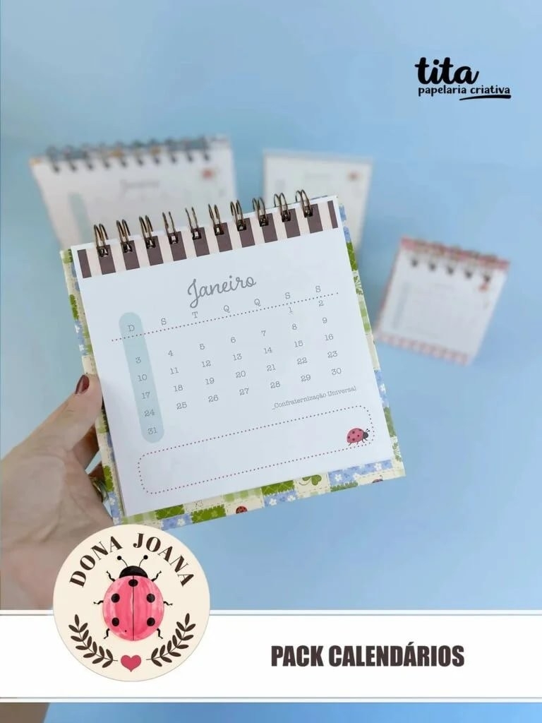 Dona Joana – Pack Calendários 2027 – português e español + Vídeo aula