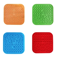 Comedouro Lento para C&atilde;es e Gatos Tapete de Silicone-Miau Auau Pets