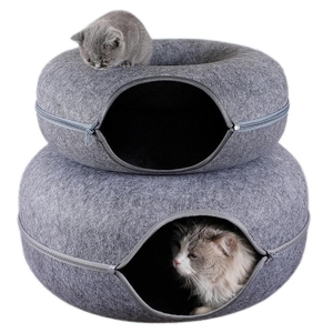 Cama para Gatos com T&uacute;nel Interativo-Miau Auau Pets