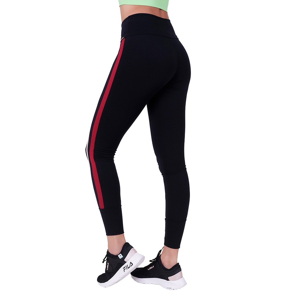 Calça Legging Recorte Tiras Laterais - C8568