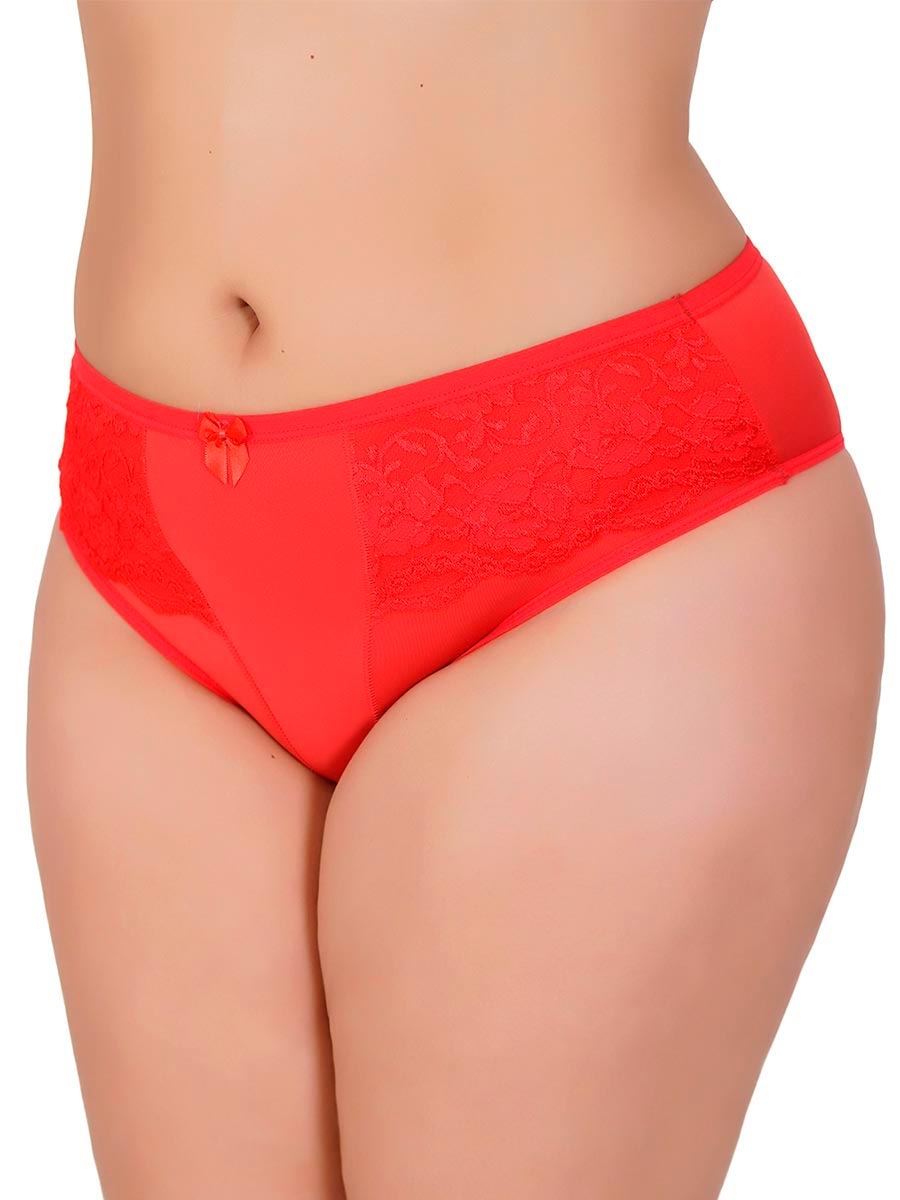 Calçola em Microfibra e Renda Plus Size - C61