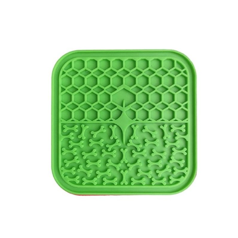 Comedouro Lento para C&atilde;es e Gatos Tapete de Silicone-Miau Auau Pets