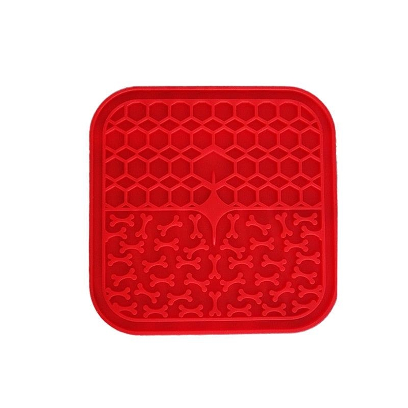 Comedouro Lento para C&atilde;es e Gatos Tapete de Silicone-Miau Auau Pets