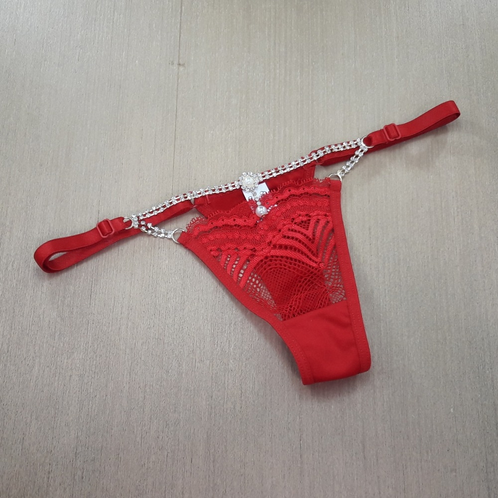Tanga Fio Dental Gargantilha Biju - C4910