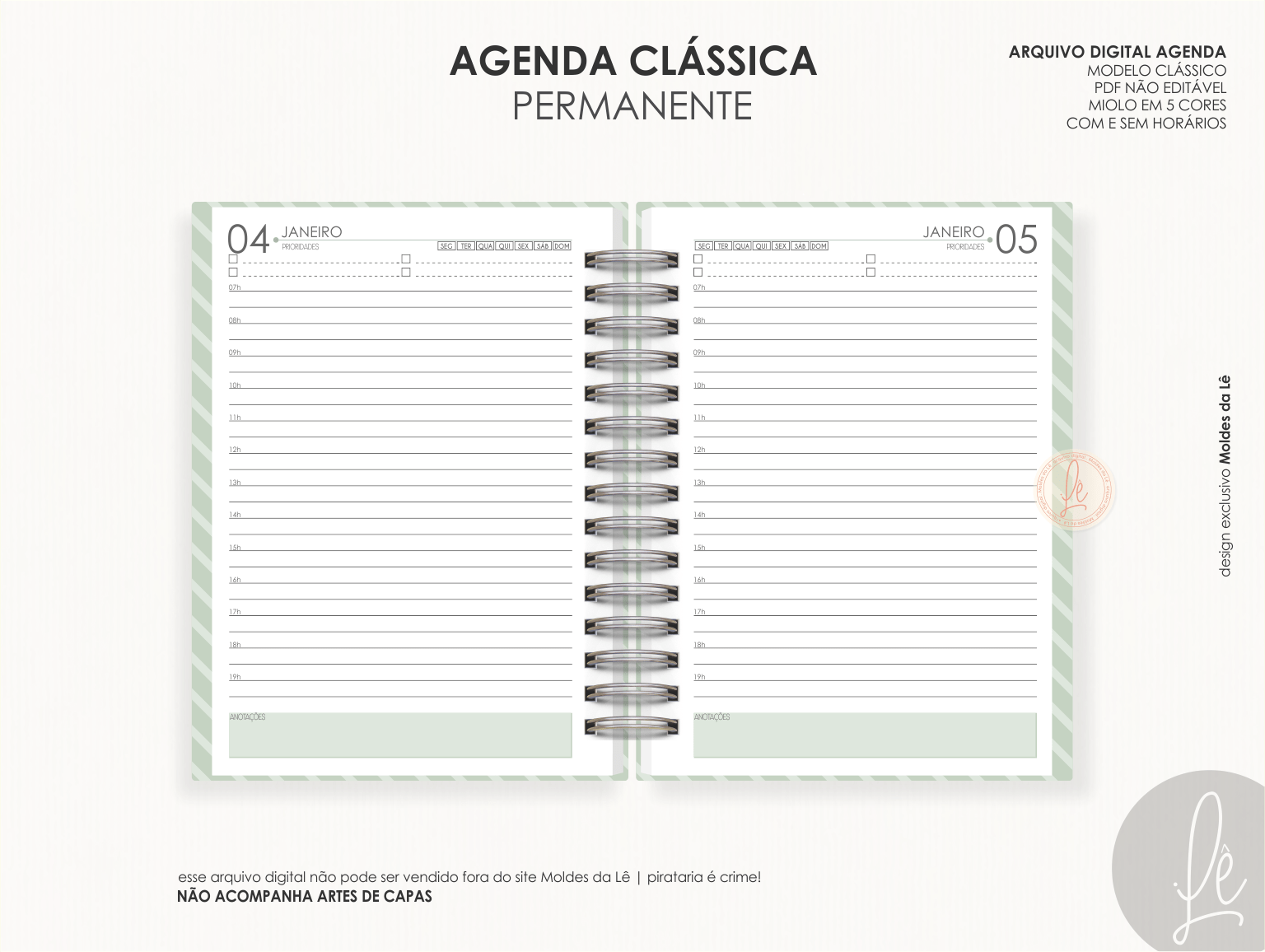 COMBO AGENDAS PERMANENTES