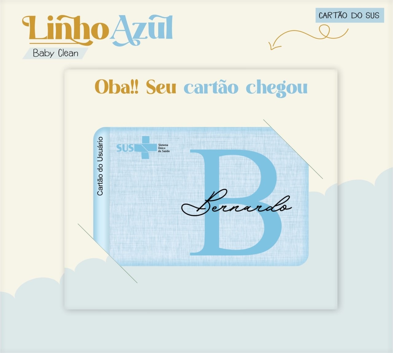Caderneta e Livro do bebe Linho Azul - Arquivo Digital