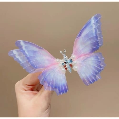 Grampo de Cabelo infantil borboleta artesanal compre 1 leve 2