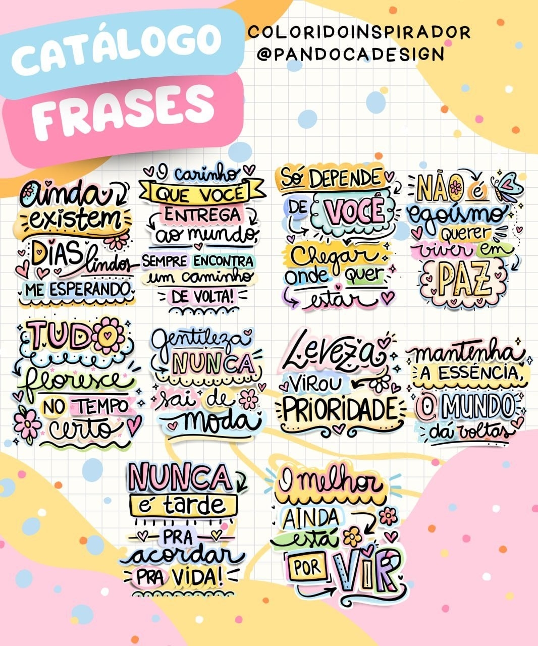 Pack 01 – Frases 2026 (Pandoca)