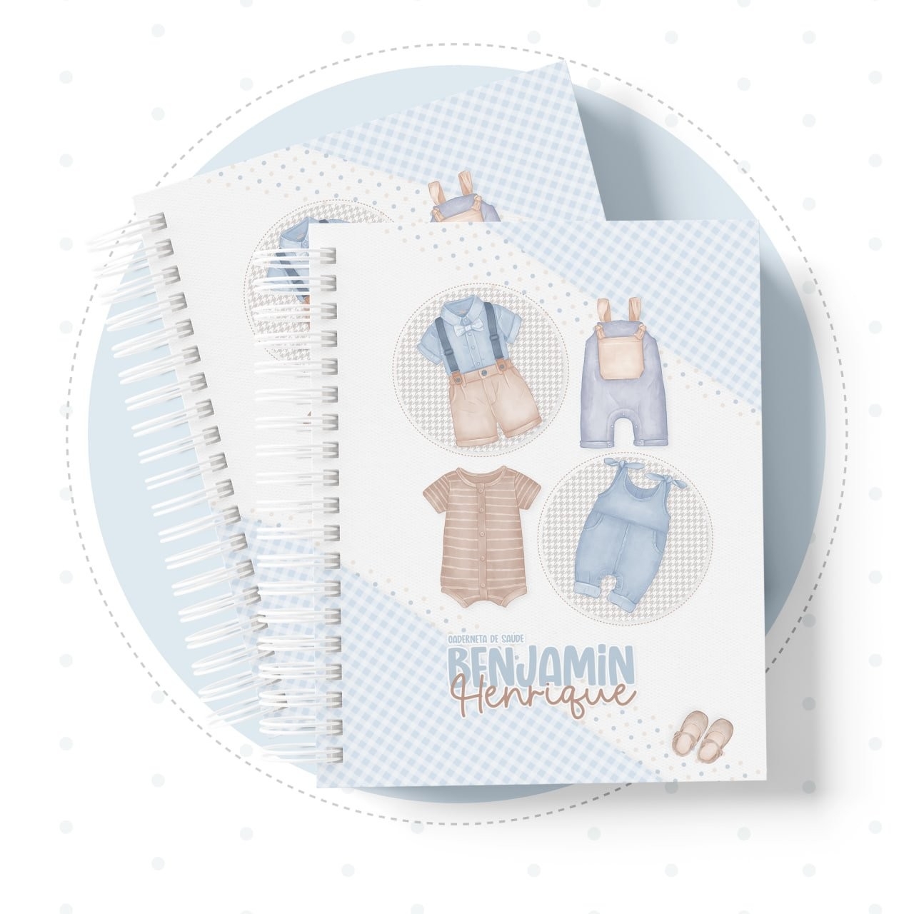 Livros do bebe com Caderneta Baby boy - Arquivo Digital