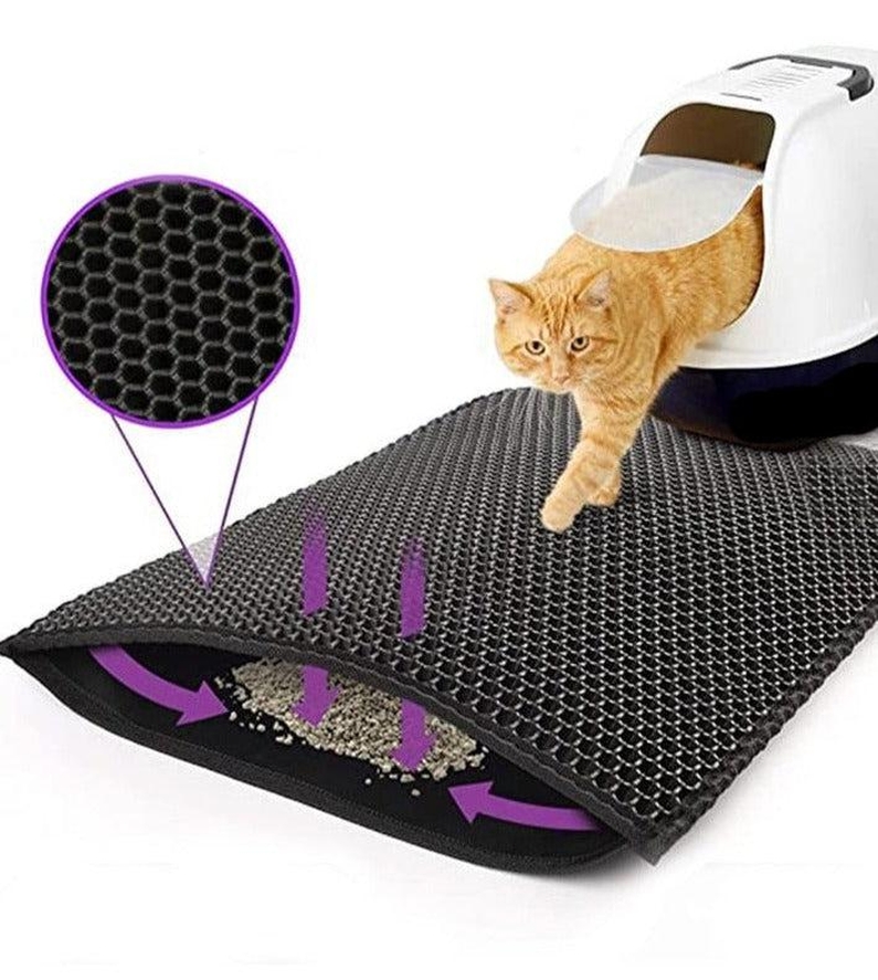 Tapete Higi&ecirc;nico para Gatos-Miau Auau Pets