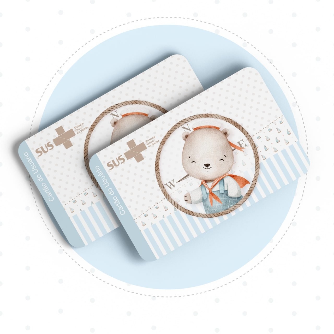 Caderneta com Livros do bebe Ursinho Marinheiro - Arquivo Digital