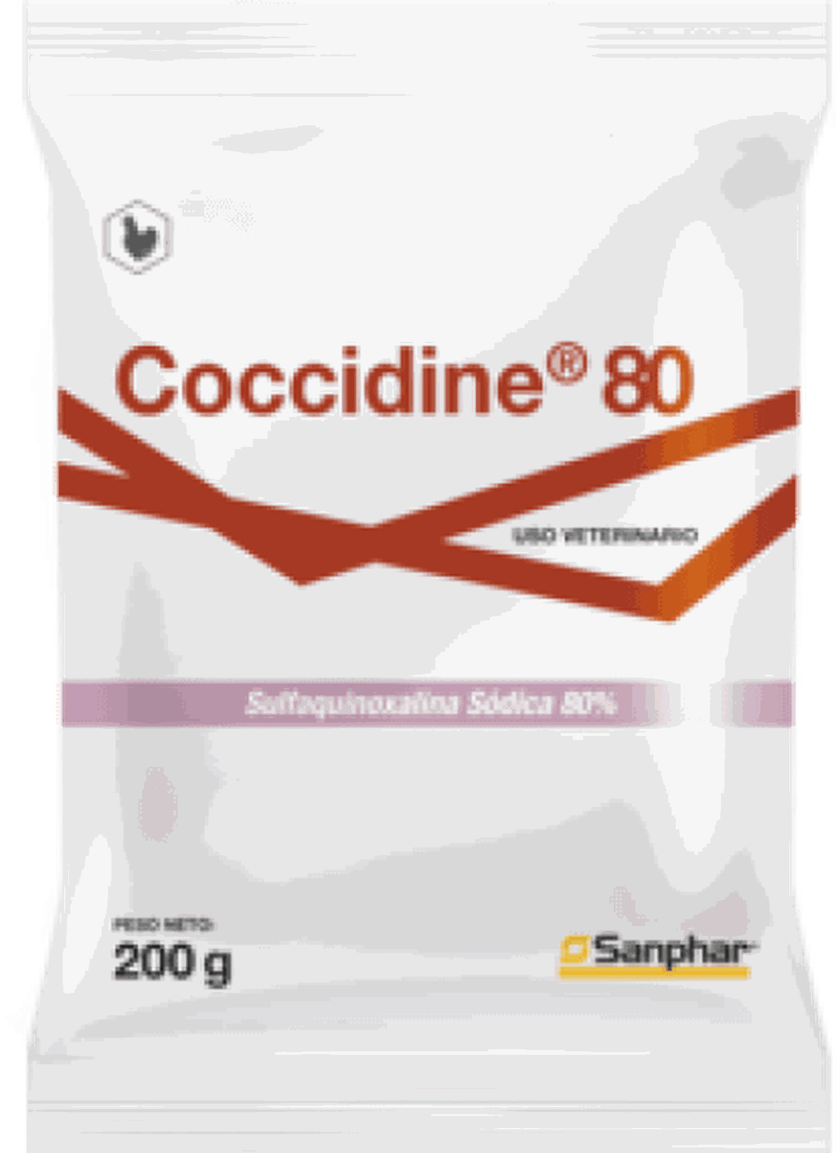 Coccidine Solu&ccedil;&atilde;o 80 Sach&ecirc; 200g