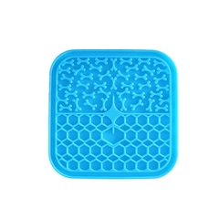 Comedouro Lento para C&atilde;es e Gatos Tapete de Silicone-Miau Auau Pets