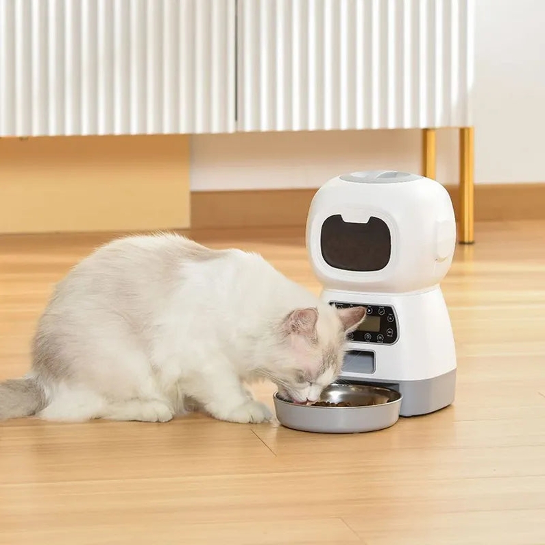 Alimentador Autom&aacute;tico para C&atilde;es e Gatos 3,5L-Miau Auau Pets