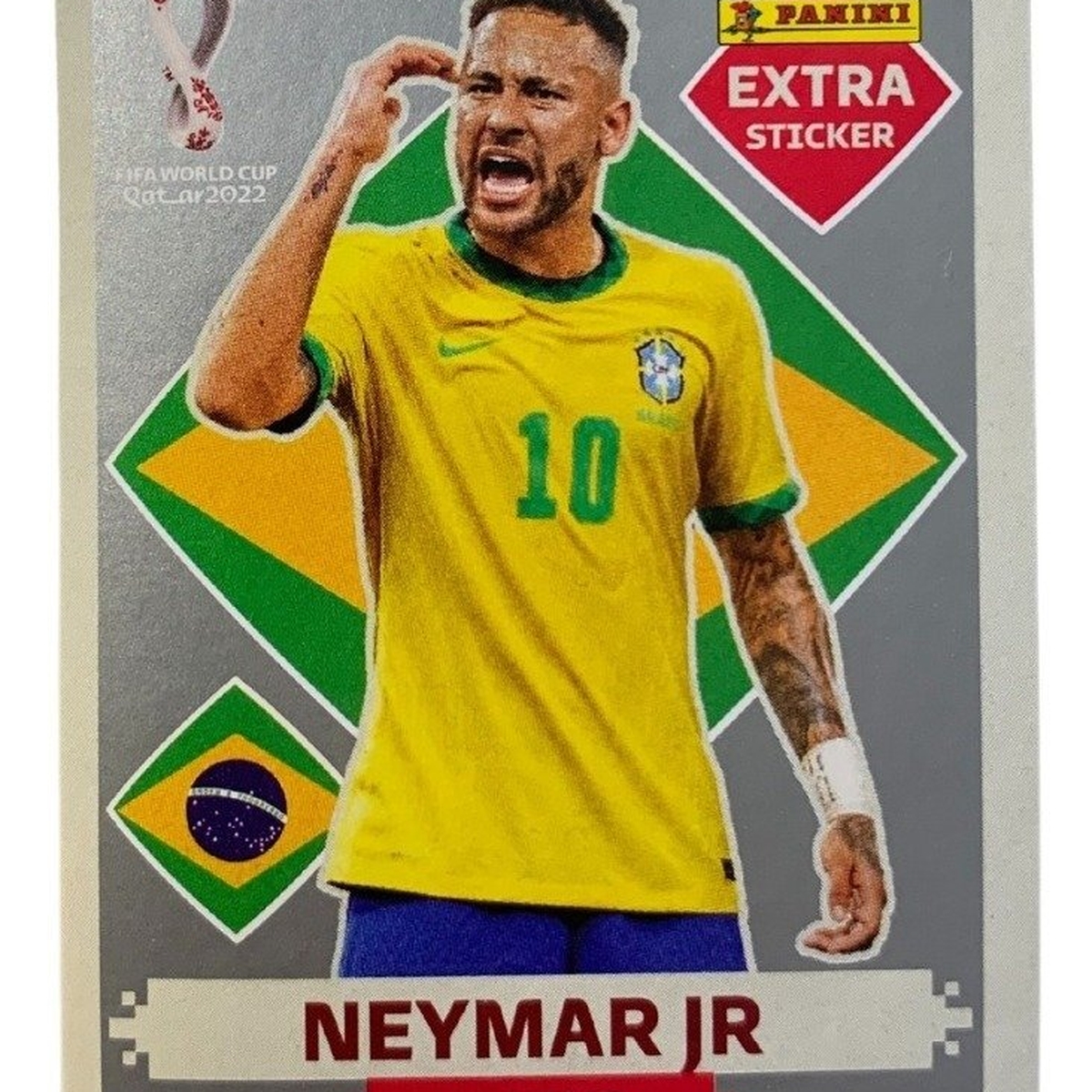 Neymar Legend Silver Copa Do Mundo Qatar 2022 Panini 8063