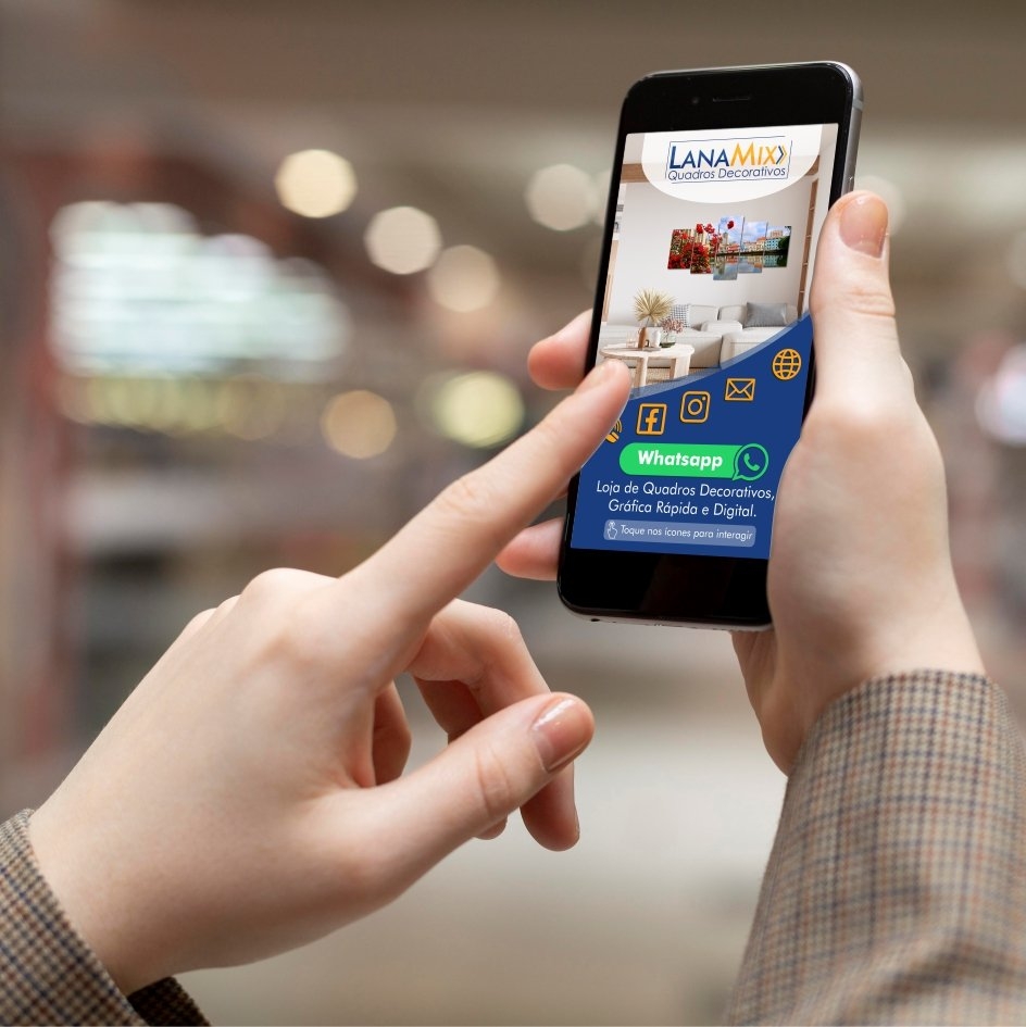 Cartão de Visita Virtual Interativo Personalizado