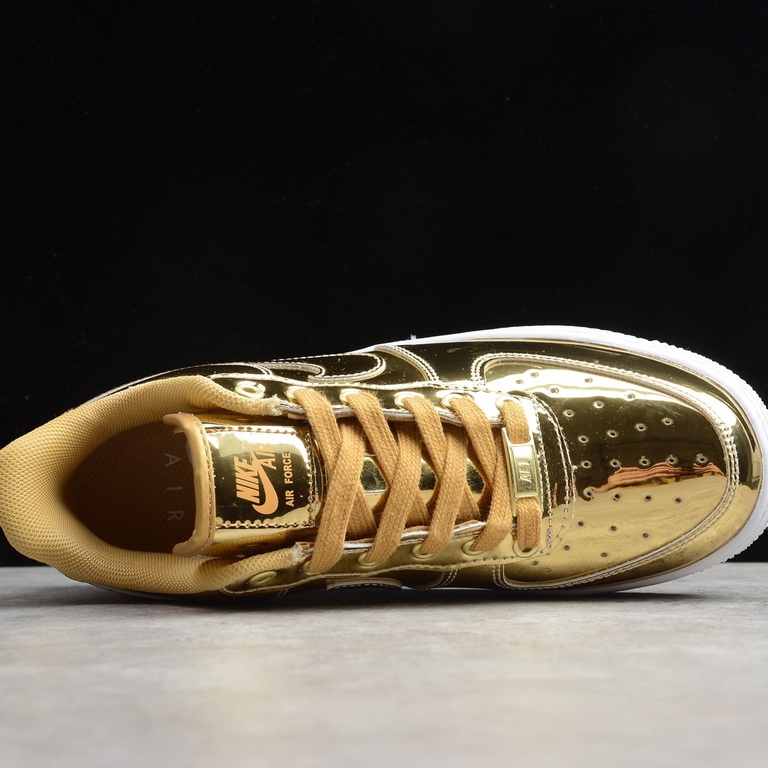 Nike Air Force 1 SP Liquid Gold CG6566-700 Release Info