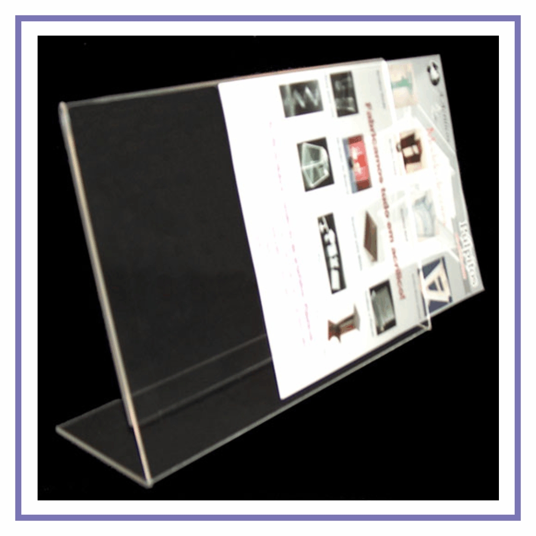 Porta Folha  A4 em Acrílico, Display de mesa
