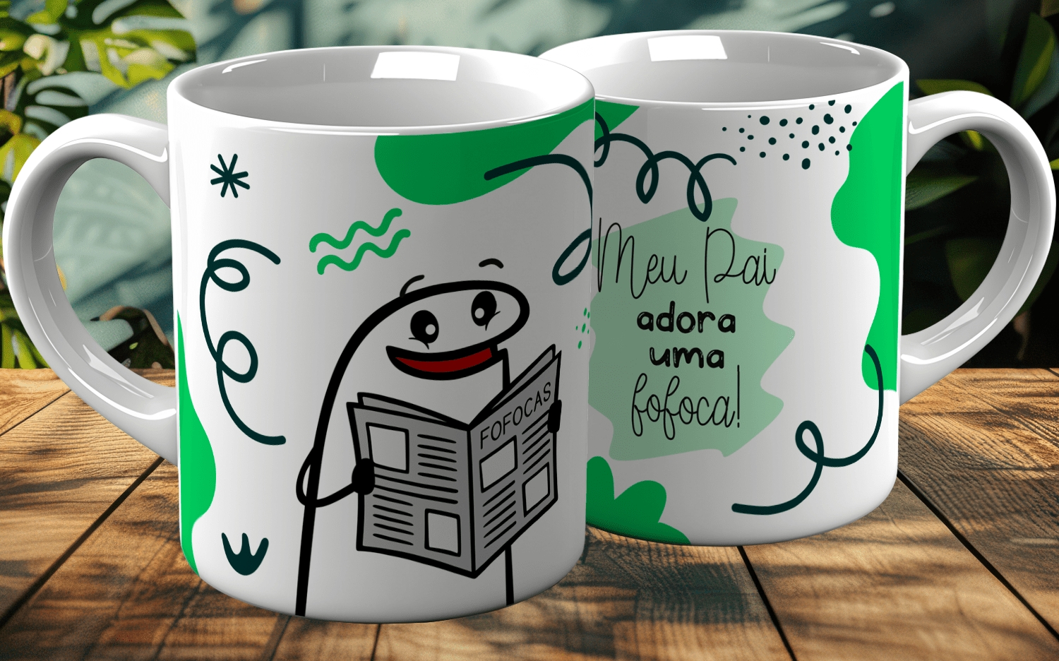 ESTAMPA FLORK PAI V2 CANECAS
