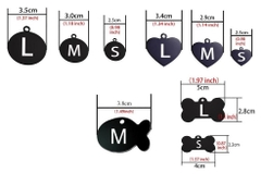 Tag de Identifica&ccedil;&atilde;o Personalizada para Pets-Miau Auau Pets