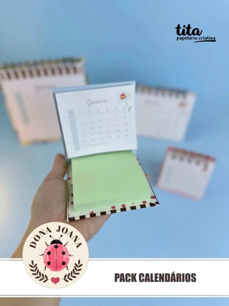 Dona Joana – Pack Calendários 2027 – português e español + Vídeo aula