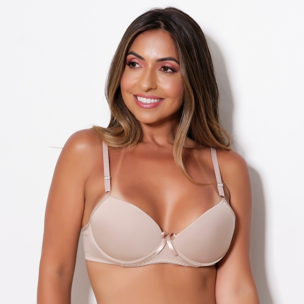 Sutiã Básico Liso Com Bojo e Arco - C8504