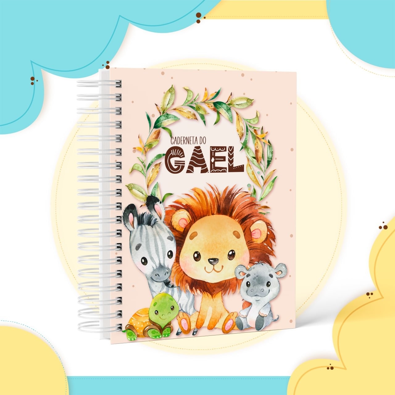 Capas Cadernetas Safari - SOMENTE CAPAS
