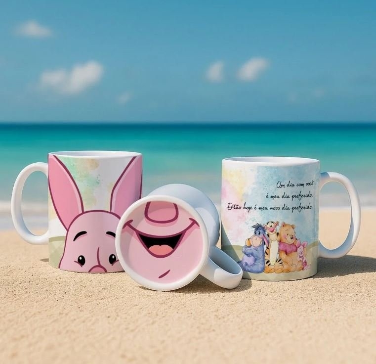 POOH E AMIGOS BOCÃO – ARTES PARA CANECAS