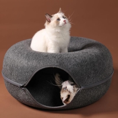 Cama para Gatos com T&uacute;nel Interativo-Miau Auau Pets