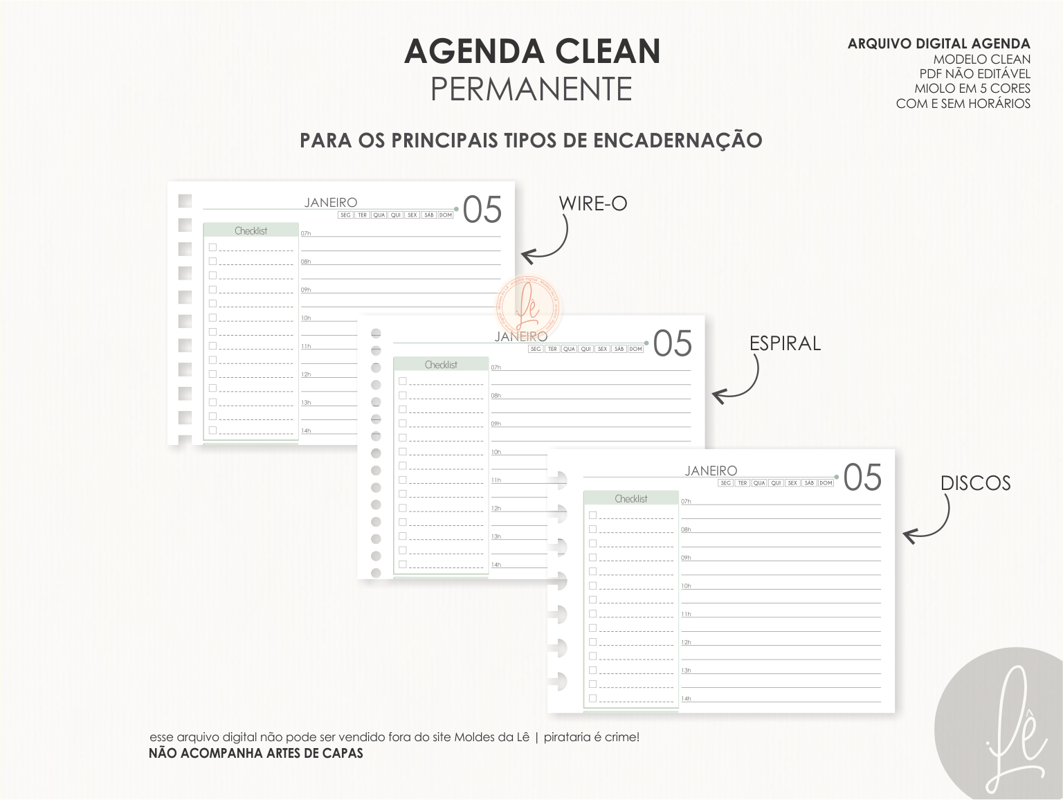 COMBO AGENDAS PERMANENTES