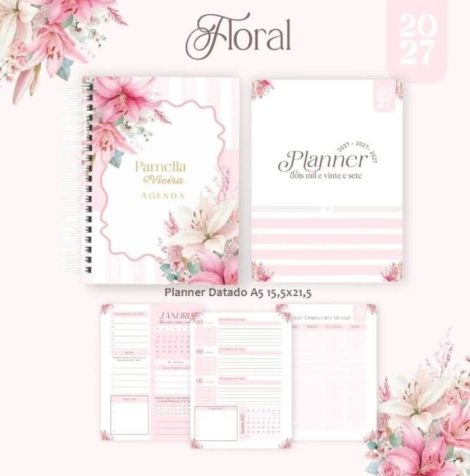 FLORAL – COLEÇÃO BIG 2027 COMPLETO