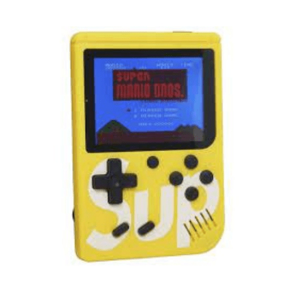 Mini Vídeo Game Boy Portátil Sup 400 Em 1 Jogos (AMARELO)