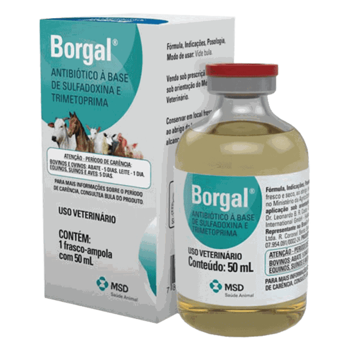 Borgal Injet&aacute;vel 50mL