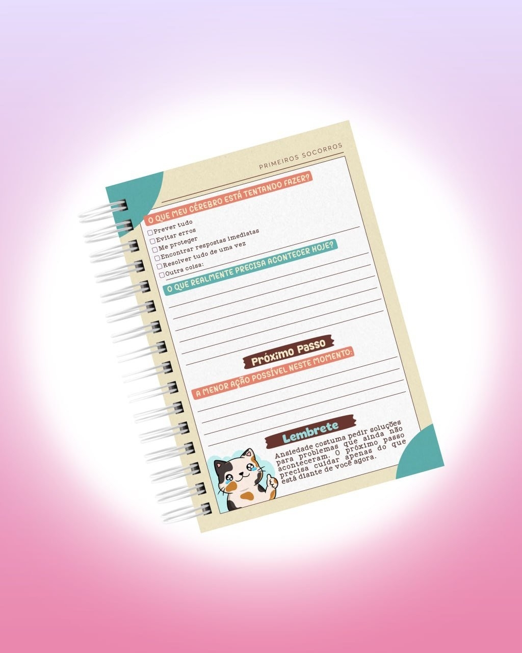 Arquivo Digital Planner de Sobrevivência para Cérebros Caóticos