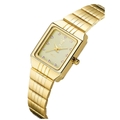 Relógio Skmei Liebig 8808 à Prova D'água Premium Gold Woman White Dial