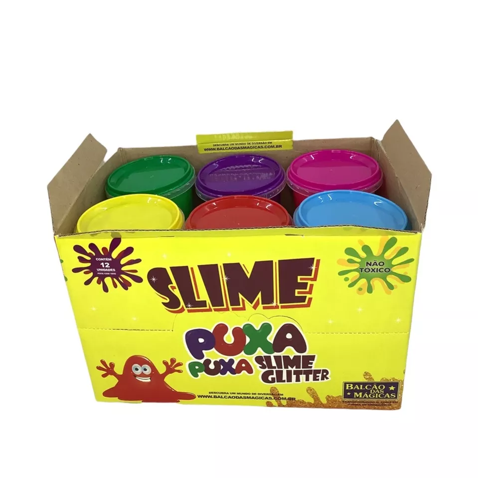 Luluca - Luíza - Slime com 3 cores de cola glitter, será