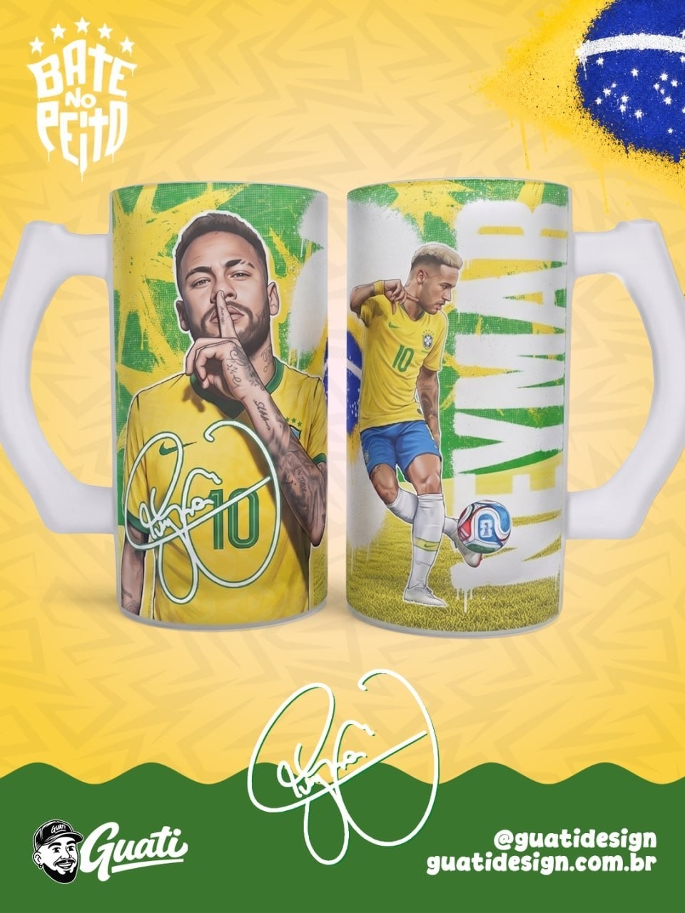 Neymar 2026 | Canecas + Chopp