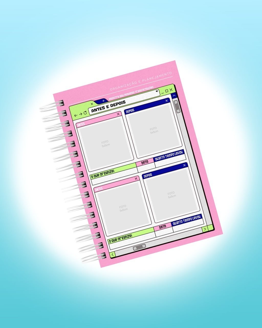 Arquivo Digital Planner de Sobrevivência para Cérebros Caóticos
