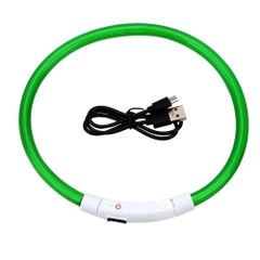 Coleira para C&atilde;es e Gatos LED Recarreg&aacute;vel-Miau Auau Pets