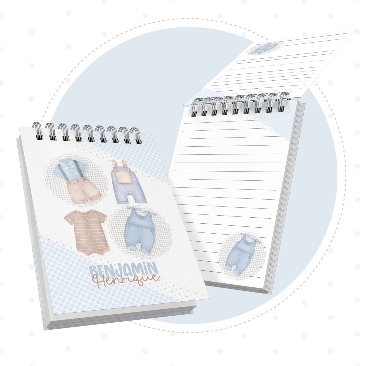 Livros do bebe com Caderneta Baby boy - Arquivo Digital