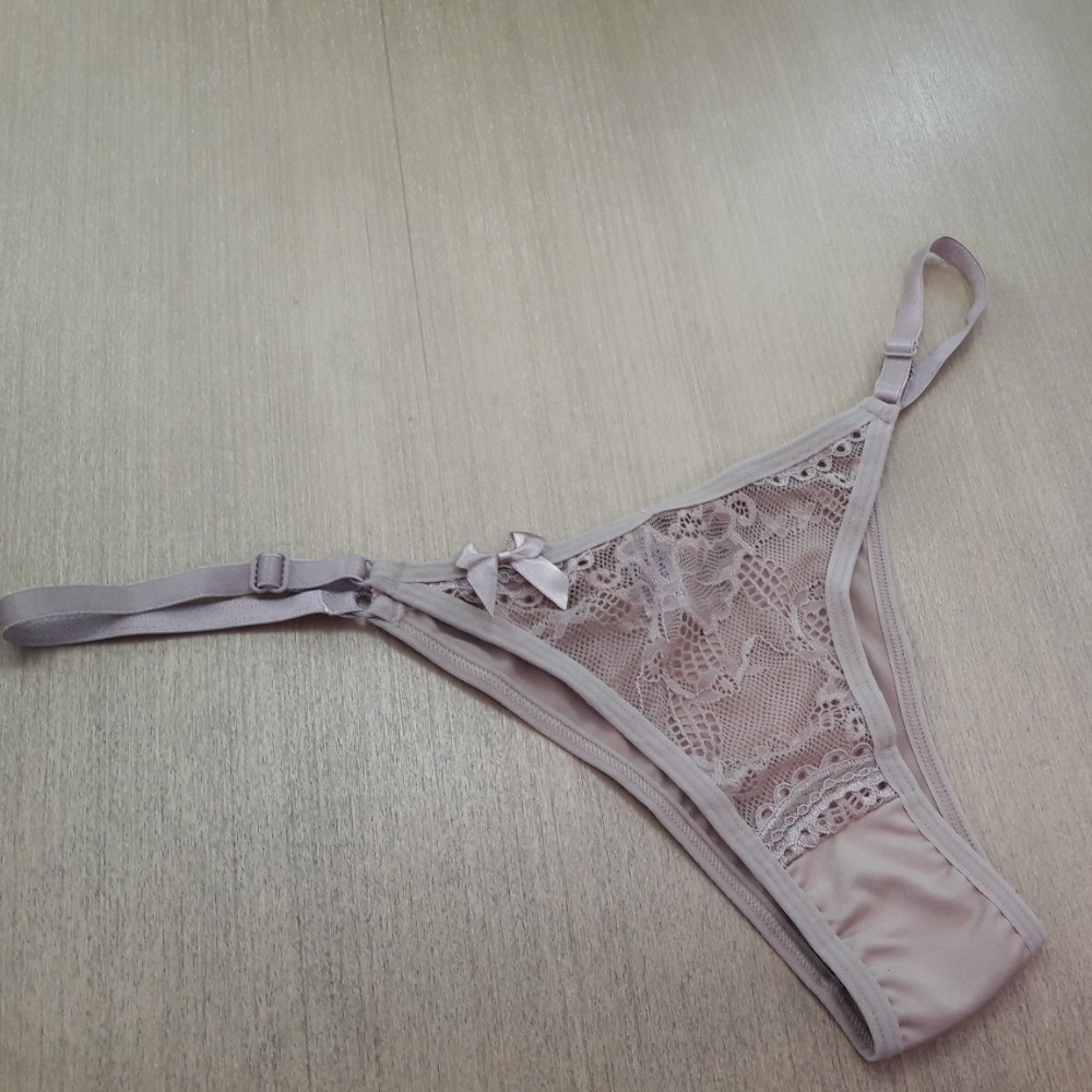 Tanga Regulável com Renda - C7057