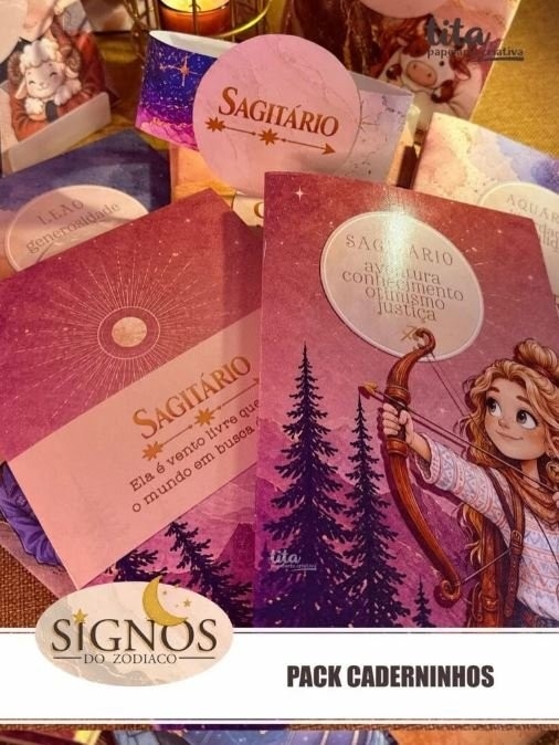 SIGNOS DO ZODÍACO – PACK CADERNINHOS COMPLETO